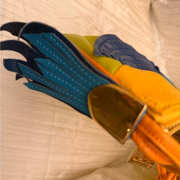 Vibrant Multicolor Women's Shoulder Bag - Picture 4 of 7